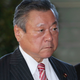 Japan’s new head of cybersecurity, Yoshitaka Sakurada, arrives at the prime minister’s official residence in Tokyo on October 2, 2018